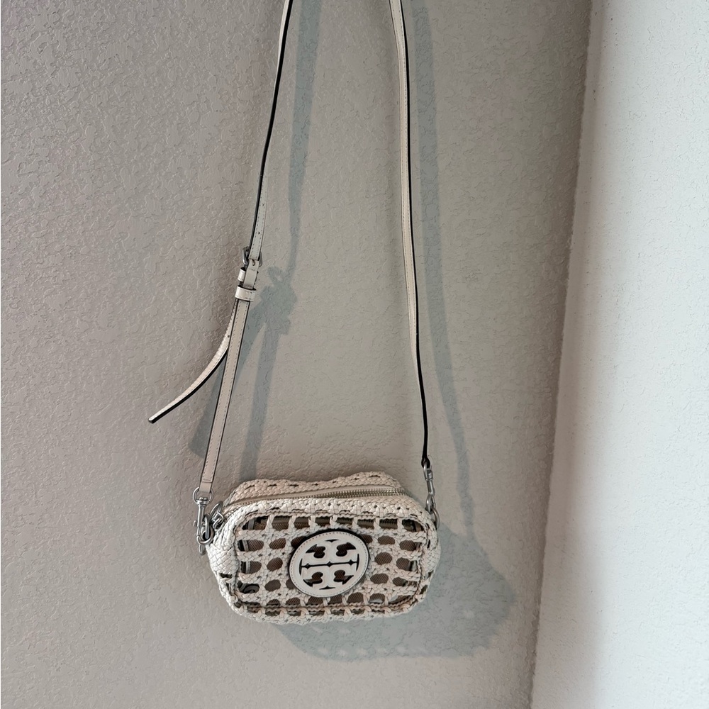 Tory Burch White Crossbody Bag